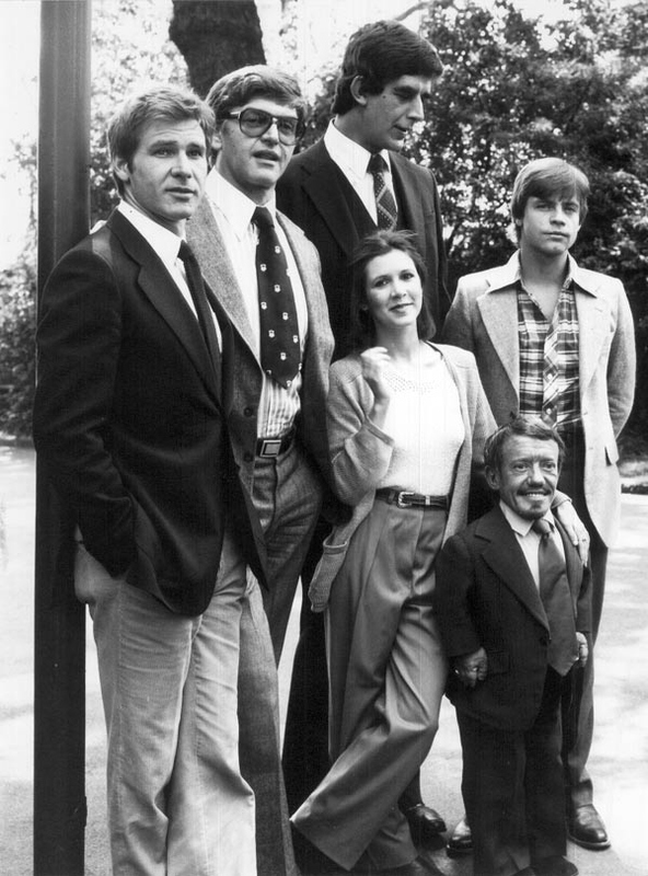 From left to right we have: Han Solo, Darth Vader, Chewbacca, Princess Leia, 