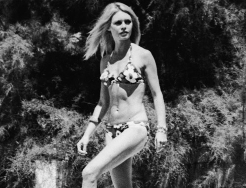 When Brigitte attends the 1953 Cannes Film Festival in a bikini 